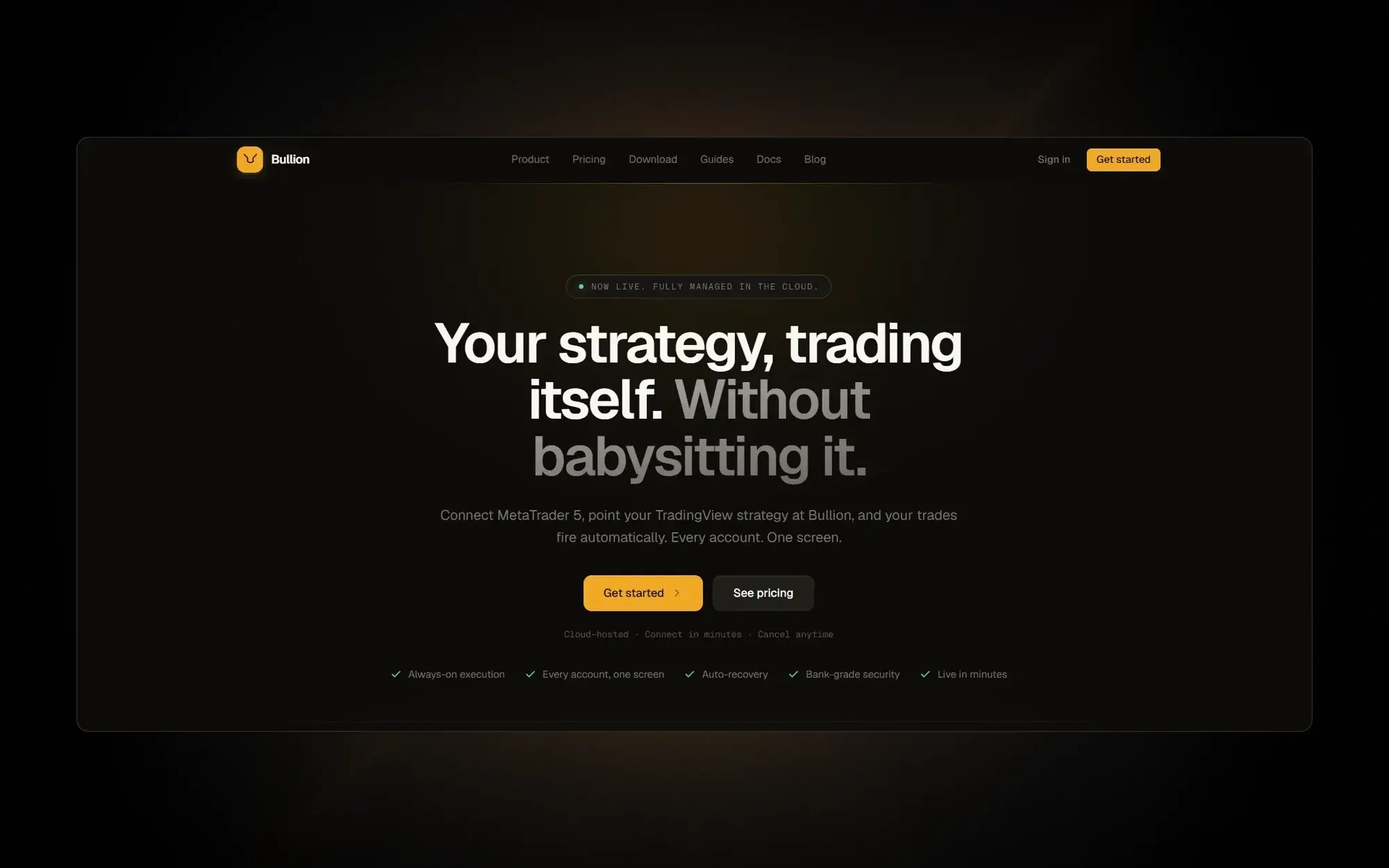 Bullion - live product