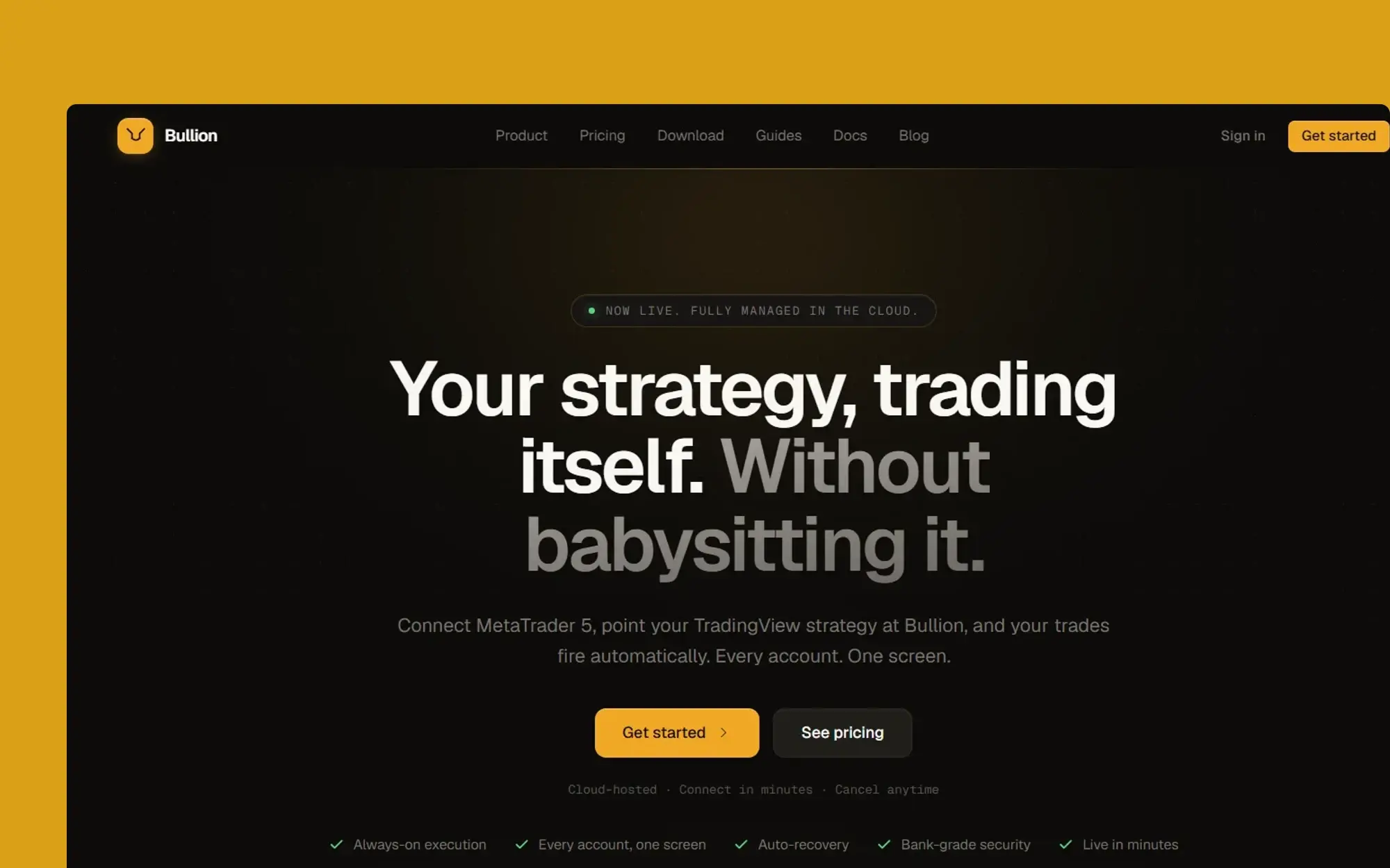 Bullion - live product