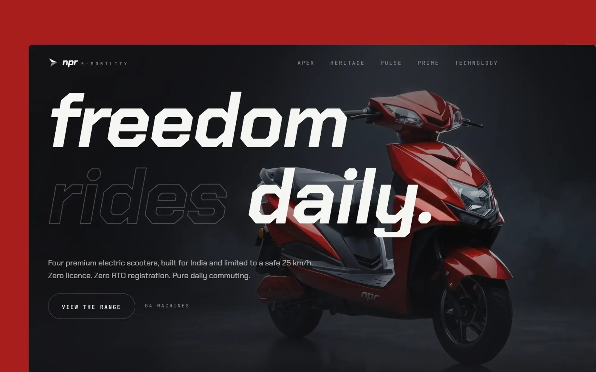 NPR E-Mobility - live product